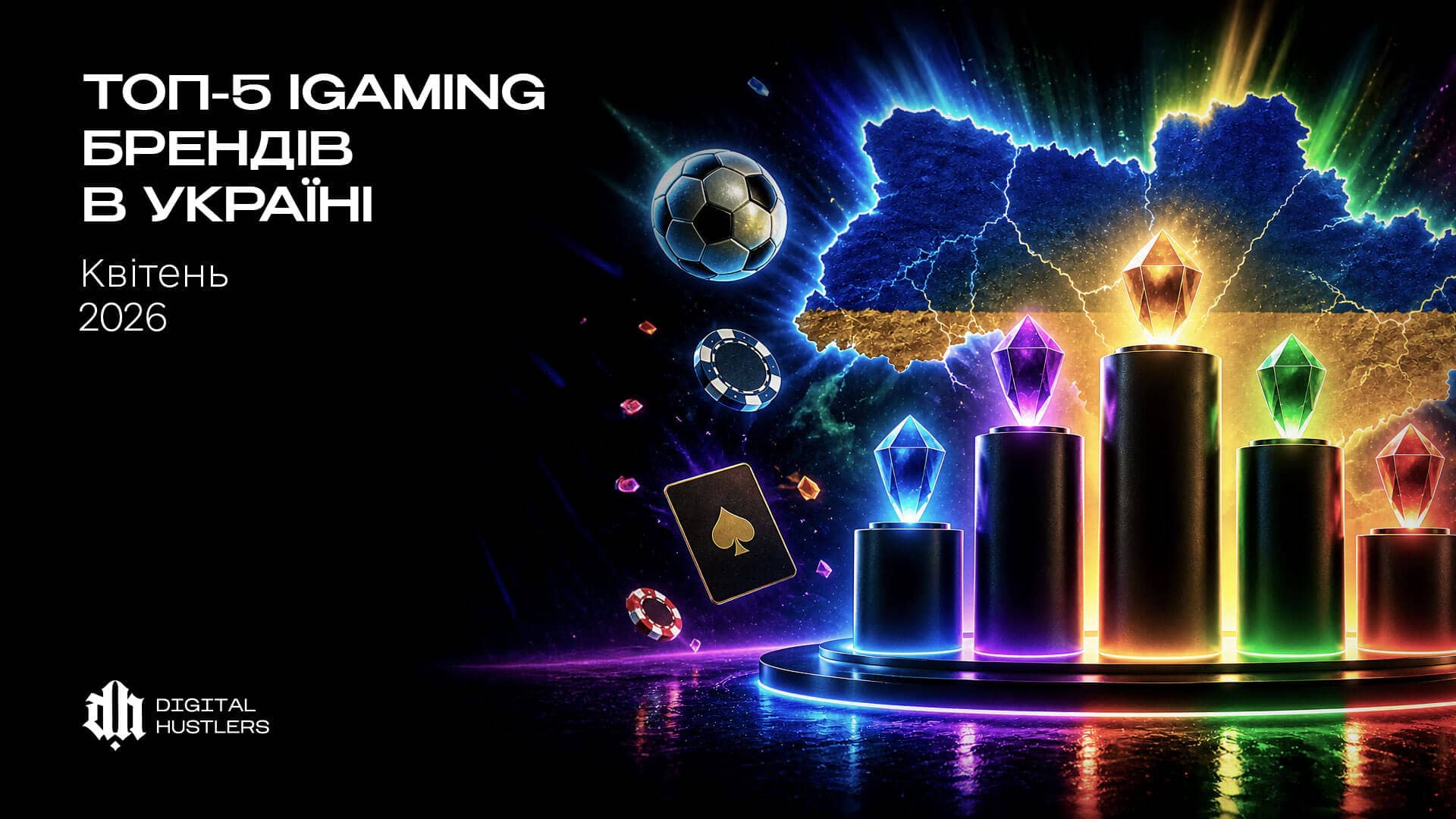 ТОП-5 iGaming брендів в Україні за квітень 2026