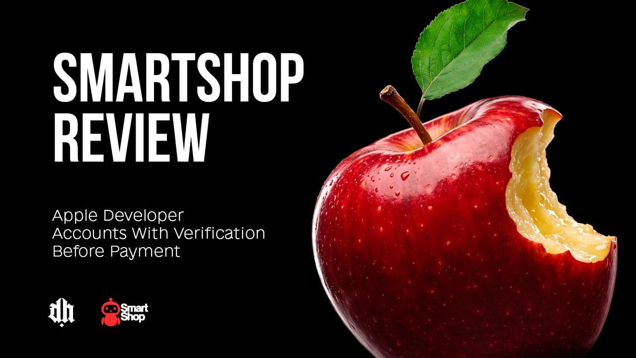 SmartShop Review: Apple Developer Accounts With Verification Before Payment