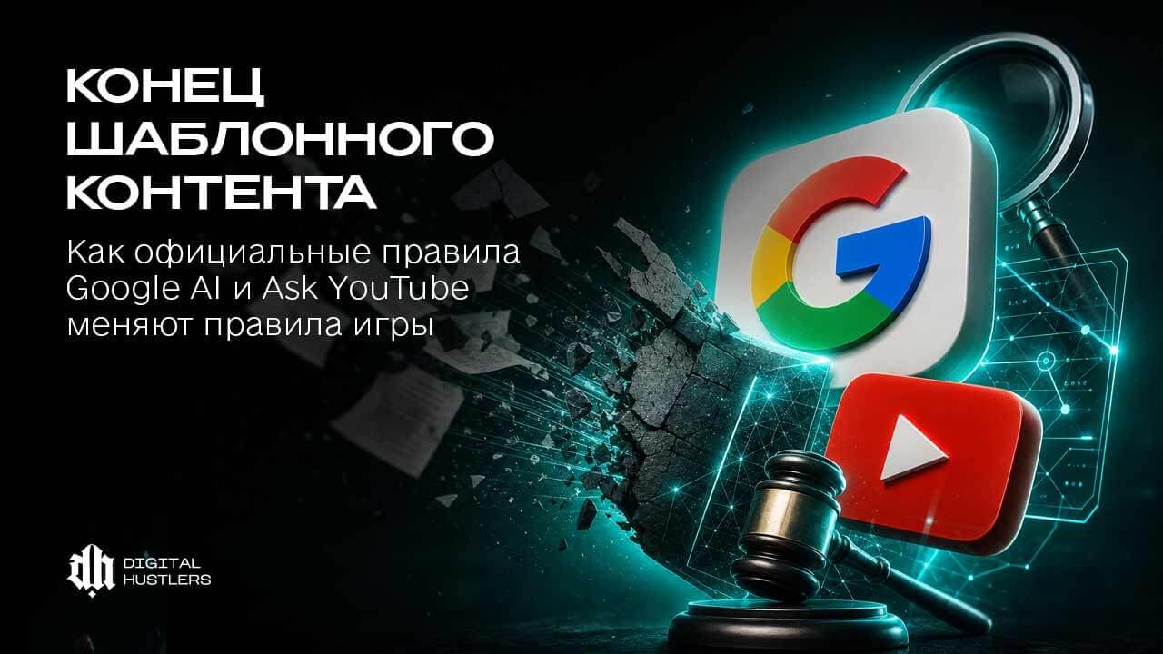 Конец шаблонного контента: Как официальные правила Google AI и Ask YouTube меняют правила игры