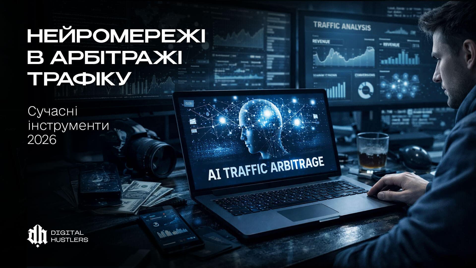 Нейромережі в арбітражі трафіку 2026: інструменти, кейси та фішки