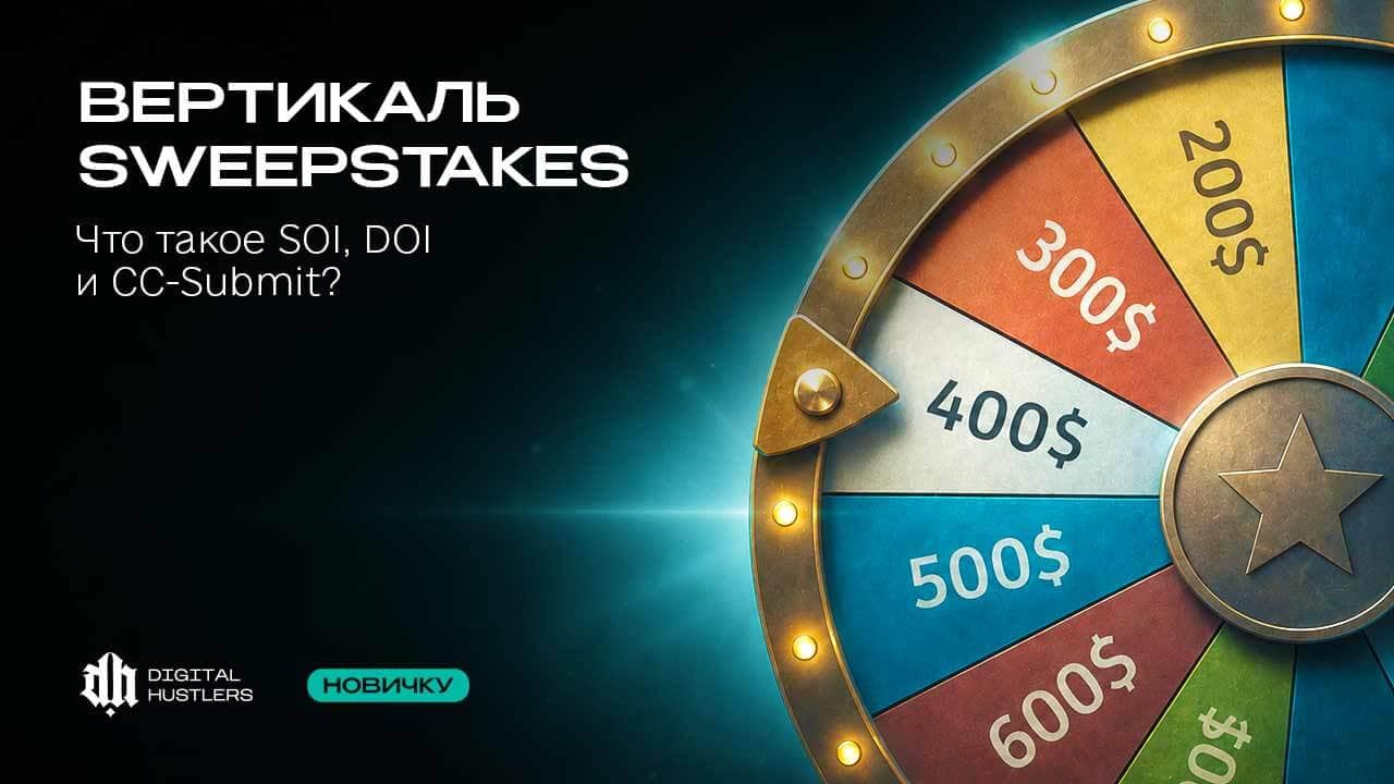 Вертикаль Sweepstakes (Свипстейки) в 2026 году: Что такое SOI, DOI и CC-Submit?